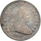 1798 Draped Bust Dollar. Small eagle, 15 stars on obverse. PCGS F15