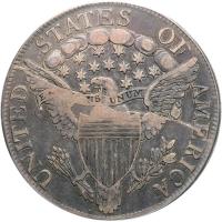 1806 Draped Bust Half Dollar. Pointed 6, stem through claw. PCGS VF25 - 2