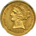1842-D $5 Liberty. Small date. NGC MS61