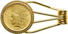 $10.00 Indian 1915 Gold Money Clip