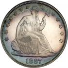 1887 Liberty Seated Half Dollar. ANACS PF62