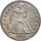 1846 Liberty Seated Dollar. PCGS AU58