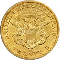 1858-O $20 Liberty. PCGS AU50 - 2