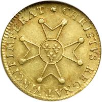 France. 1 Louis d' or, 1719-L (Bayonne). NGC AU58 - 2