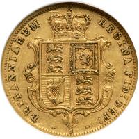 Australia. &frac12; Sovereign, 1879-S. NGC EF45 - 2