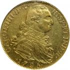 Colombia. 8 Escudos, 1795-NR JJ. NGC AU58