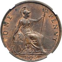 Great Britain. Penny, 1895. NGC MS62 - 2