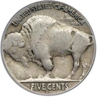 1937-D Buffalo Nickel. 3 legs. PCGS F15 - 2