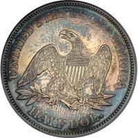 1861 Liberty Seated Half Dollar. PCGS PF62 - 2