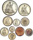 1869 10-Piece PCGS Slabbed Proof Set