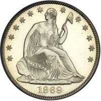 1869 10-Piece PCGS Slabbed Proof Set - 2
