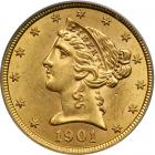 1901 $5 Liberty. PCGS MS63