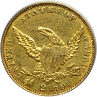 1834 $2.50 Classic Head. PCGS EF45 - 2