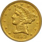 1852-C $5 Liberty. PCGS EF45