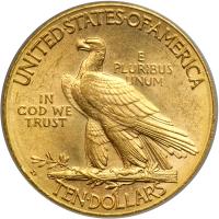 1910-D $10 Indian. PCGS MS62 - 2