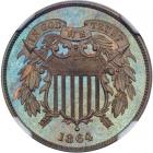 1864 Two Cents. Large motto. NGC PF66*