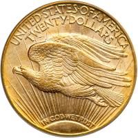 1911-D $20 St. Gaudens. PCGS MS64 - 2