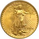 1914-S $20 St. Gaudens. PCGS MS64