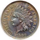 1880 Indian Head Cent. SEGS MS63