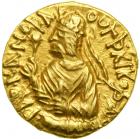 Kushan Empire. Huvishka. Circa 152-192 AD. Gold ¼ Dinar (2.0 gm)