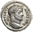 Diocletian, AD 284-305. AR Argenteus minted at Rome, c. AD 294. EF
