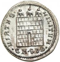 Constantius I, AD 293-306. AR Argenteus minted as Augustus (AD 305-306) at Serdica, AD 305-306. EF - 2