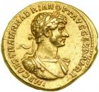 Hadrian, AD 117-138. Gold Aureus (7.43 g) minted at Rome, AD 117-118. EF