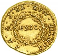 Nero, AD 54-68. Gold Aureus (7.70 g) minted at Rome, AD 58-59. EF - 2