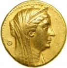 Ptolemaic Kingdom of Egypt. Arsinoë II, wife of Ptolemy II, d. 270 BC.. VF