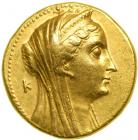 Ptolemaic Kingdom of Egypt. Arsinoë II, wife of Ptolemy II, d. 270 BC.. EF