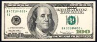 Beautiful Gem Unc Group of $100 Stars + Four Bonus notes