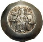 Isaac II, Angelus, 1185-1195. Electrum Aspron Trachy (3.63 g) minted at Constantinople. VF