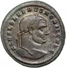 Severus II, AD 306-307. AE Follis minted at Heraclea as Caesar, AD 305-306. EF