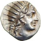 Islands off Karia, Rhodos, c. 188-84 BC. AR Reduced-Weight Drachm (3.01 g). EF