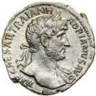Hadrian, AD 117-138. AR Denarius minted at Rome, AD 119-122. EF