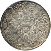 German States - Saxony. Taler, 1595. ICG AU50 - 2