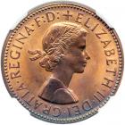 Australia. &frac12; Penny, 1963. NGC PF64