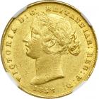 Australia. Sovereign, 1858 (Sydney). NGC AU50