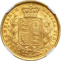 Australia. Sovereign, 1887-S. NGC AU58 - 2