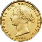 Australia. &frac12; Sovereign, 1866 (Sydney). NGC EF45