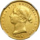 Australia. &frac12; Sovereign, 1864 (Sydney). NGC EF40