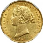 Australia. Sovereign, 1865 (Sydney). NGC AU58