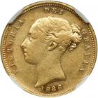 Australia. &frac12; Sovereign, 1886-M. NGC AU