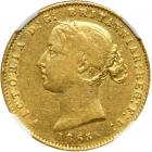 Australia. &frac12; Sovereign, 1865 (Sydney). NGC VF25