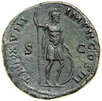 Marcus Aurelius, AD 161-180. AE Sestertius minted at Rome, Dec. AD 163-Dec. AD 164. EF - 2