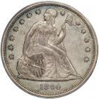1860-O Liberty Seated Dollar. PCGS AU50