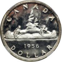 Canada. Dollar, 1956. NGC MS67 - 2