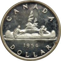 Canada. Dollar, 1954. PCGS MS67 - 2