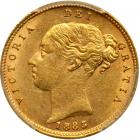 Great Britain. Half Sovereign, 1885. PCGS AU58