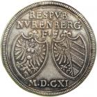 German States - Nuremberg. Guldentaler (60 Kreuzer) MDCXI (1611). EF